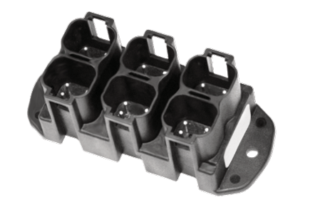 J1939 Bus Splitters - 6 Place 4-Pin Power Bus Splitter